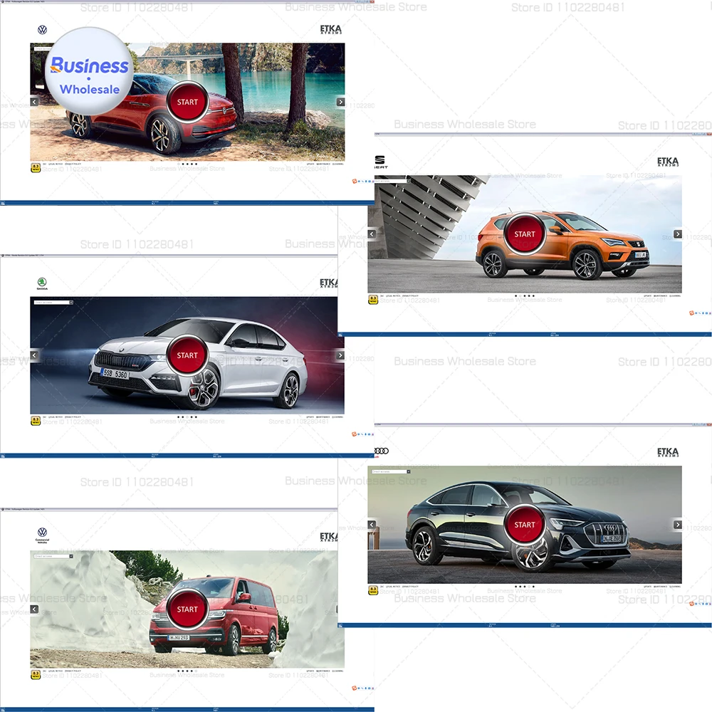 Etka 8 .3 for A-udi for V-W Auto Repair Software Group Vehicles Electronic Parts Catalog Newest ETKA 8.3