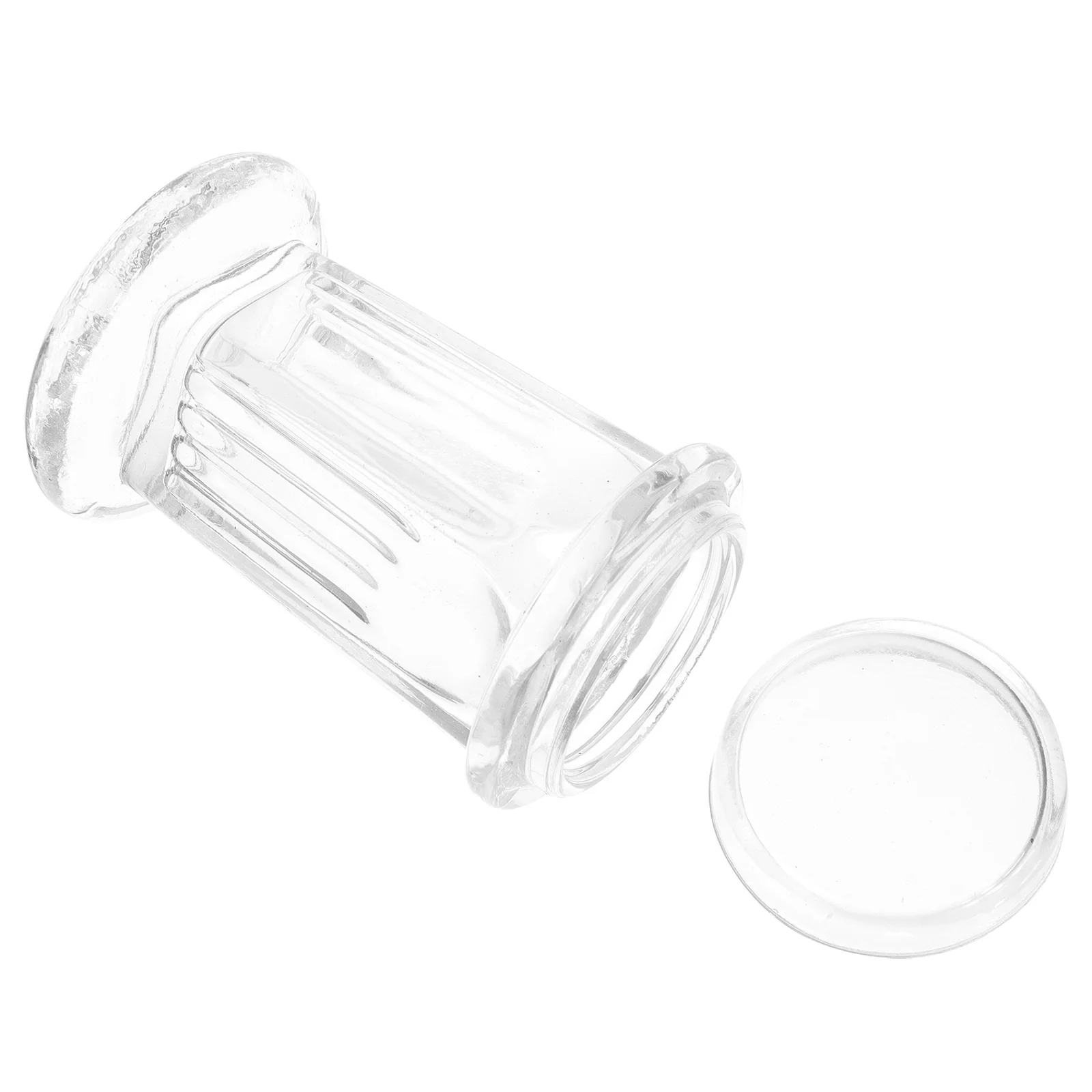 Glass Staining Jar Mason Jars Round Lid Tank for Labs Fragrance Scalable Laboratory Baby 5-Slide Capacity