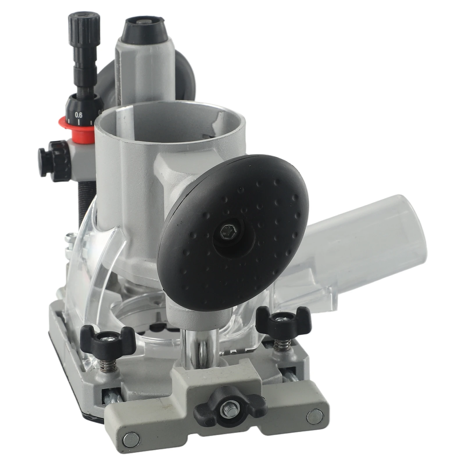 

65 мм торцовочный станок, цоколь фрезерного станка, регулируемый фрезерный электроинструмент, пресс-фиксация, двойная ручка, защита для триммера, сверхмощный