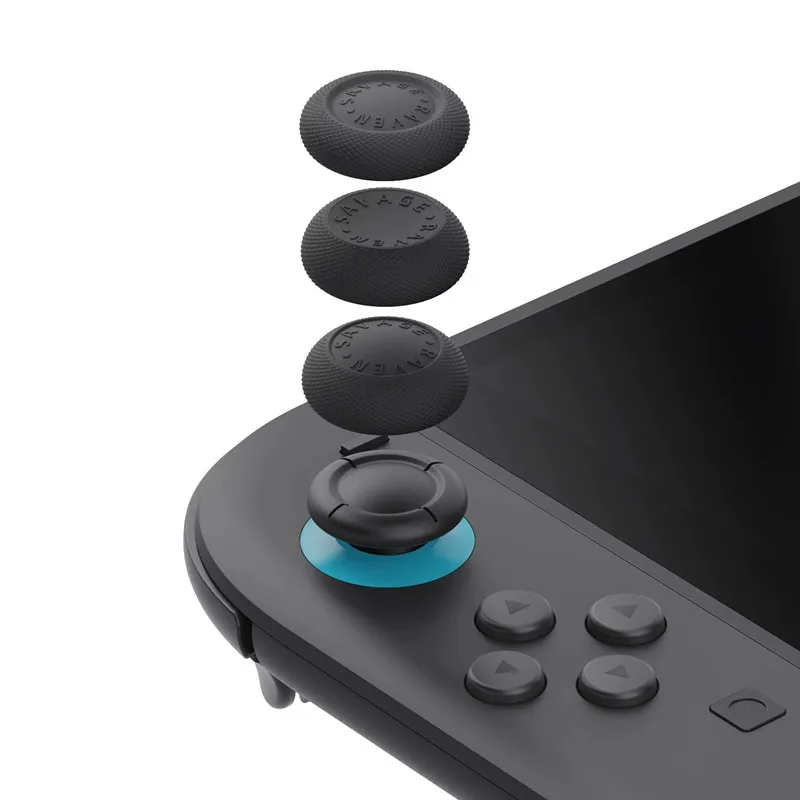 Teschio e Co. Set di impugnature per pollice Cappucci per levetta per accessori per gamepad Joycon Switch 2