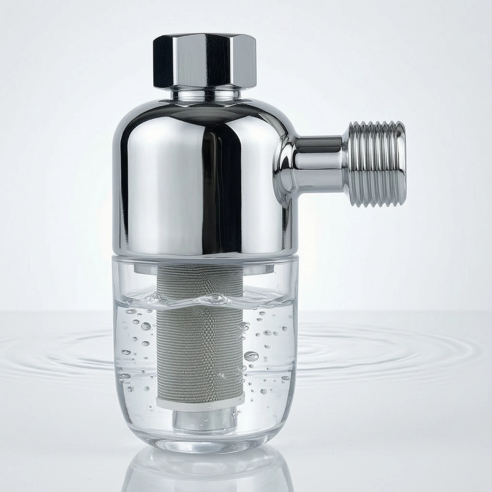 Water Filter with Removable Screen Universal Faucet Water Purifier Faucet Filter Space-Efficient Filtered for Kitchen, Shower