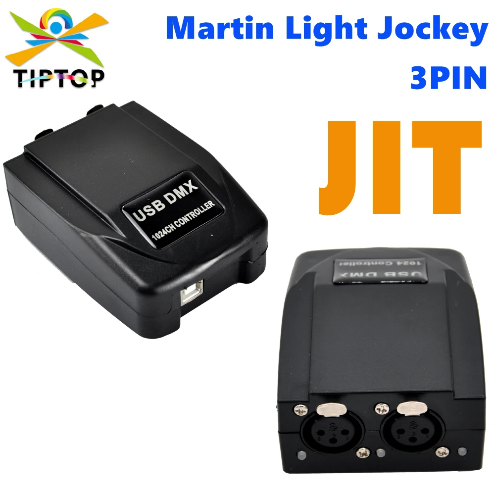 TIPTOP 3 PIN Martin Light jockey USB1024 DMX Controller Stage Lighting USB Console Light Jockey Dougle DMX Software