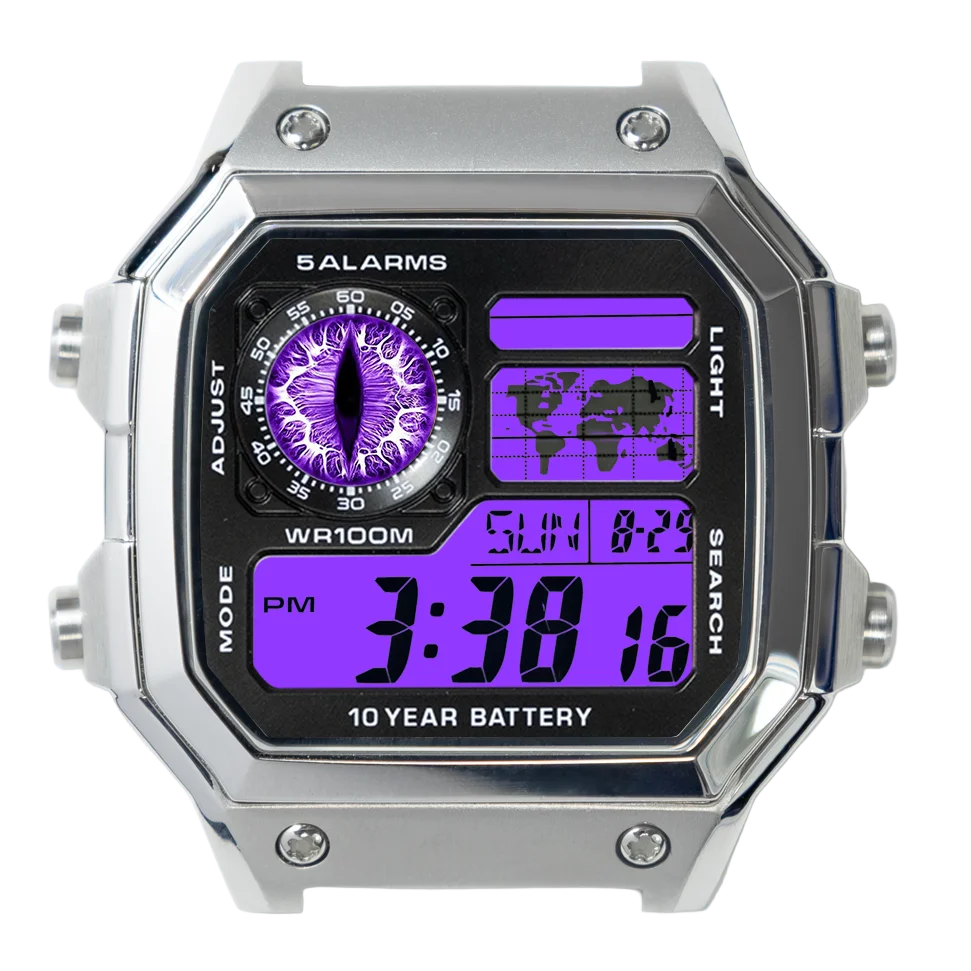 Compatible with CASIO AE1200 17 Style Hour Part Stickers Decals High Definition  3299 Module Mod Kit view 4
