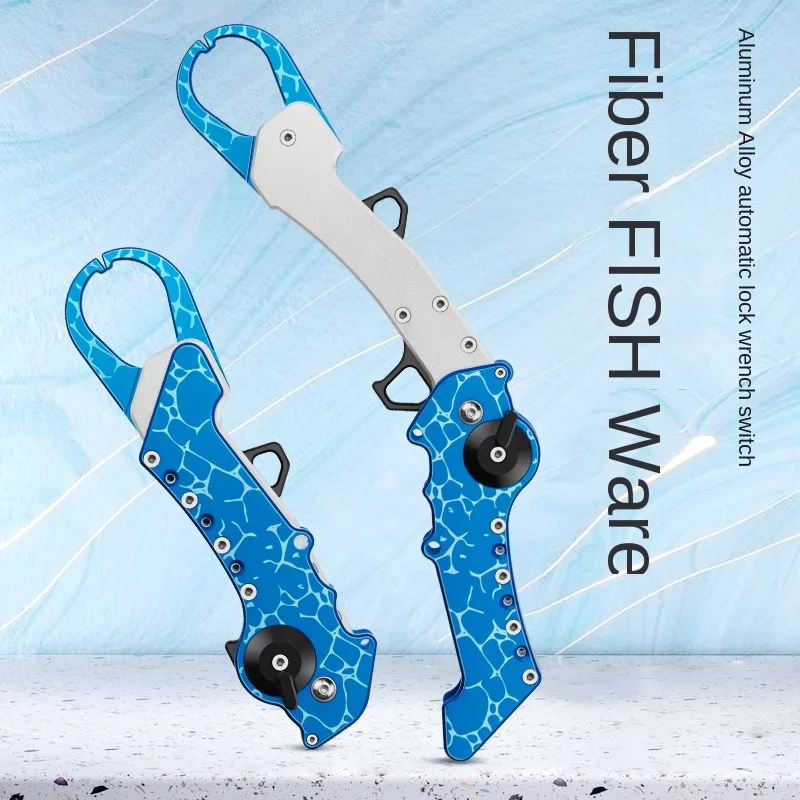 High-Strength Foldable Fish Grip Fishing Clamp Forceps Fish Clamp Fishing Tool