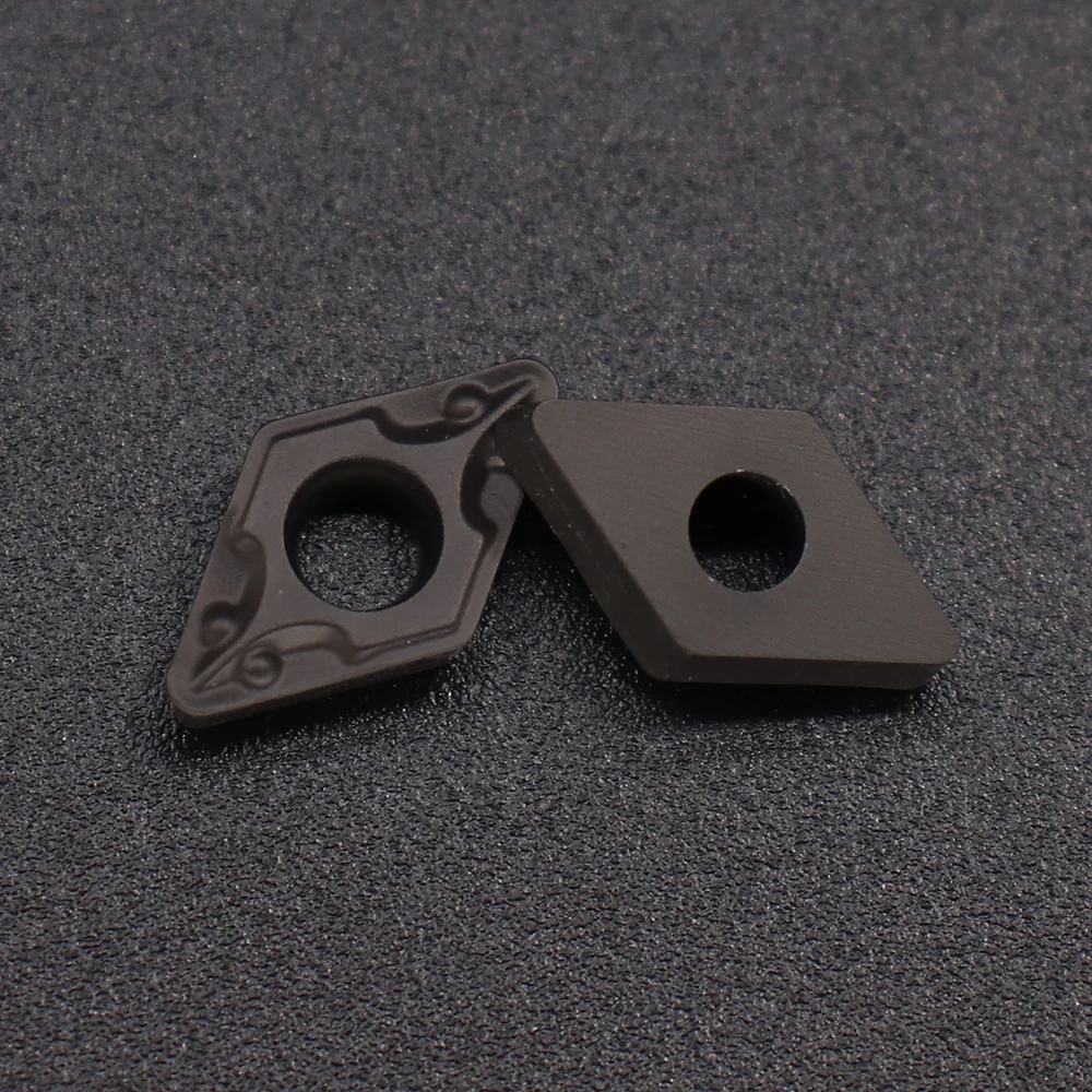 Tungsten Carbide DCMT070204 DCMT0702048 TM 4125 Carbide Inserts Internal Metal Turning Tools CNC Cutting For Steel