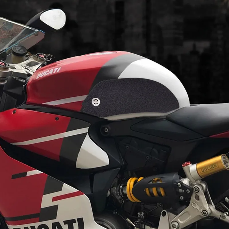 

Motorcycle Tank Pad For Ducati 899 1099 1199 1299 07-12 Sticker Racing Moto Tank Protector Cover Motorcycle Accessories