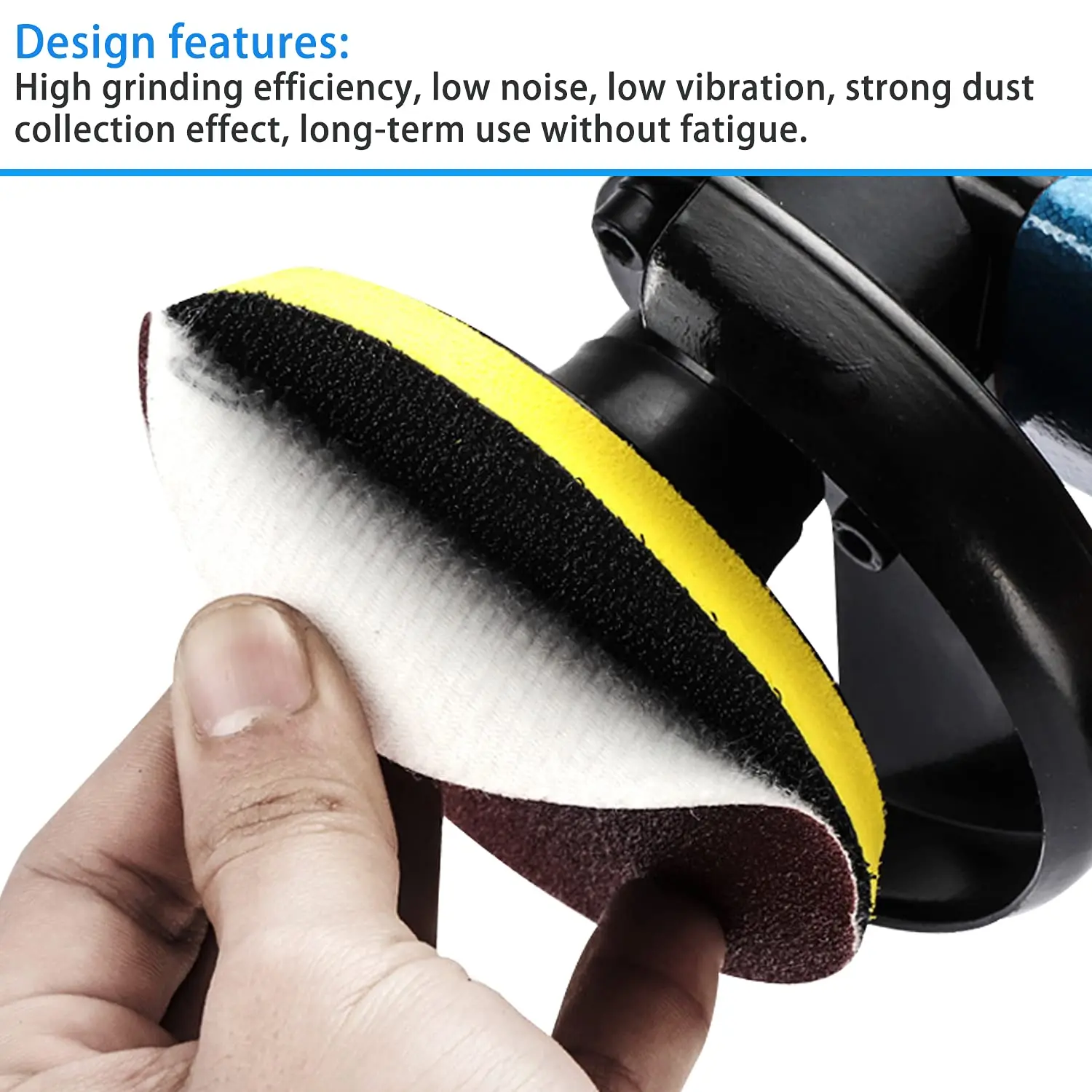 120 Pcs 4 Inch Hook and Loop Sandpaper Sanding Discs for Orbit Orbital Sander and Most Rotary Surface Grinding Fine Polishing