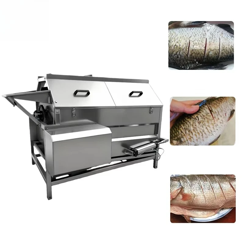 Electronic Fish Scale Remover Automatic Drum Scraper Processing Machine Factory Price Custom