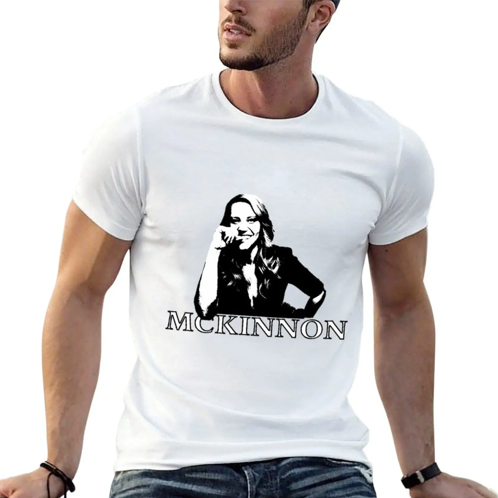 Kate McKinnon Black and White T-Shirt summer shirt customs design your own mens graphic t-shirts funny