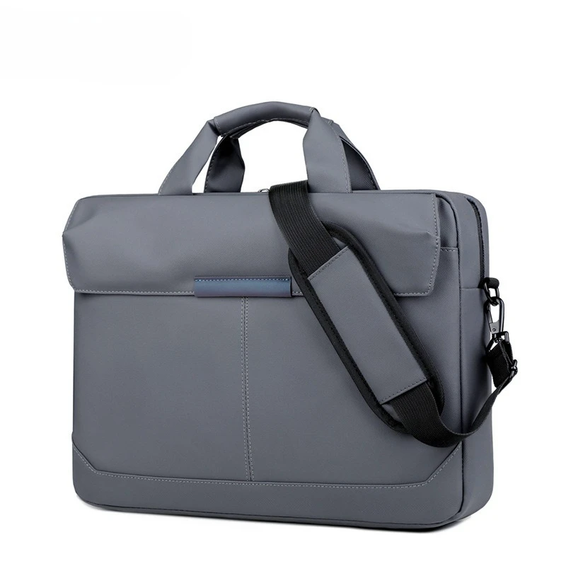 Fashion men's computer bag advanced casual women's handbag commuter shoulder messenger bag business waterproof briefcase