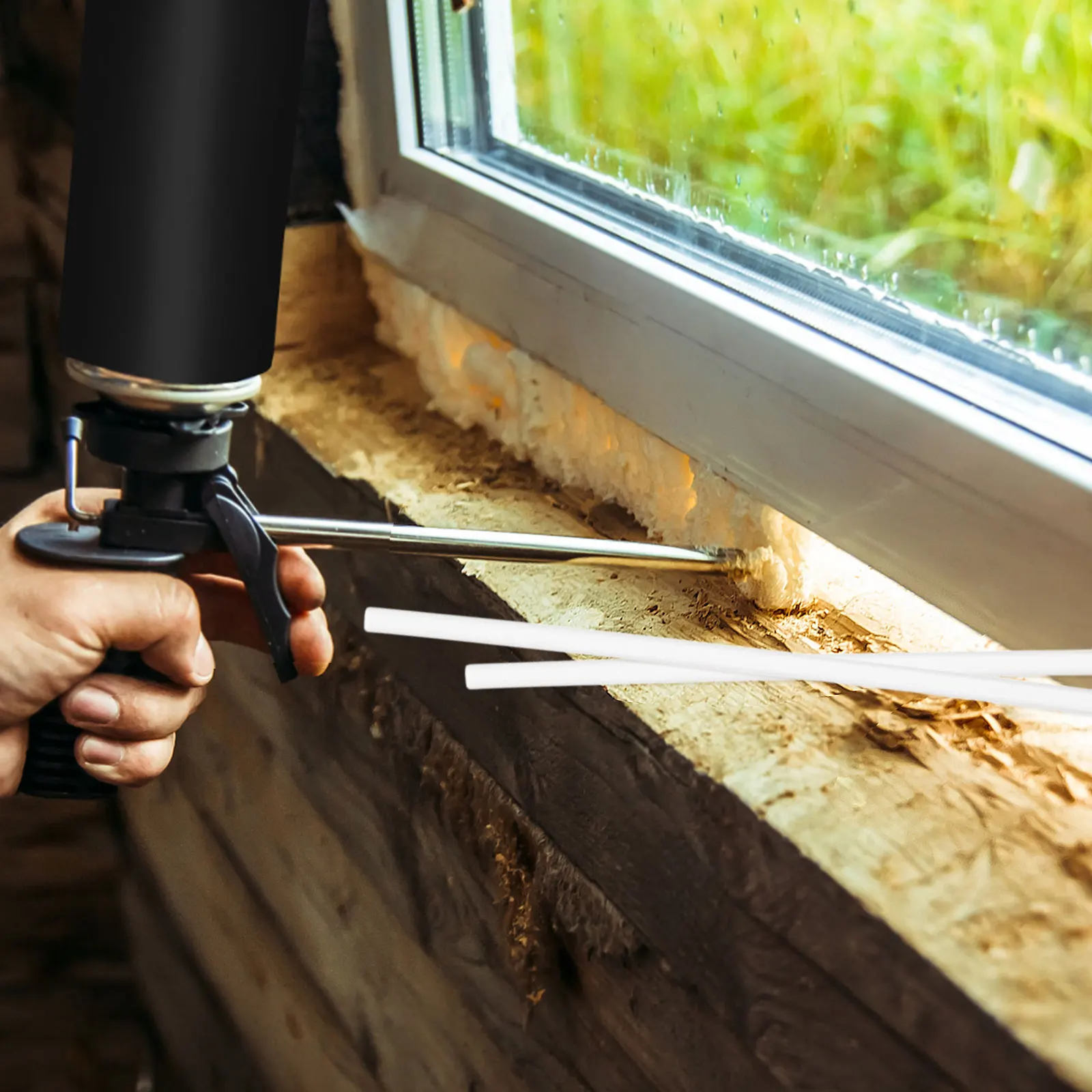 

10pcs Reusable Caulk Hose Flexible Epoxy Sprayer Foaming Tubes Replacement Spray Foam Grout Tubes For Diy Automotive Industrial