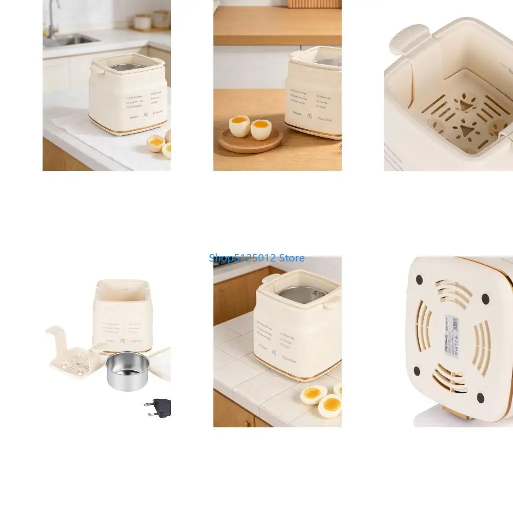 G8TC Space Saving Multifunctional Eggs Cooker Rapid Heating Automatic Portable Steamer