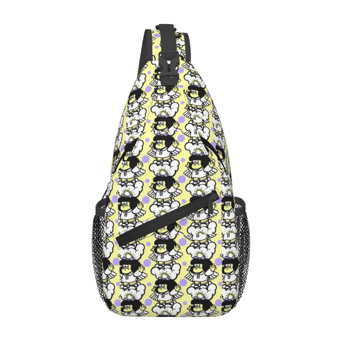 

Custom Anime Mafalda Shoulder Crossbody Chest Backpack Shoulder Chest Bags Sling Bag Cartoon Quino Manga Shoulder Backpack
