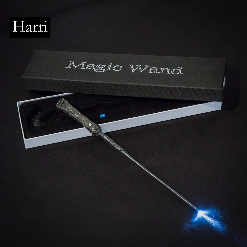 36cm Cosplay Show Harri Potter Magic Wand Full Range of Magic Stage Props Glow Magic Wand Halloween Props with Original Box