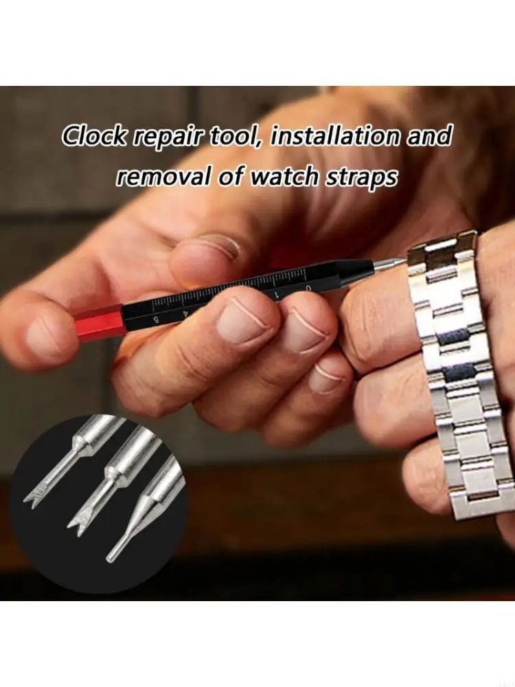 L43A Multifunctional Watch Strap Removal Tool With Measurement Mark Feature Calibrated Tips For Accurate Band Replacement
