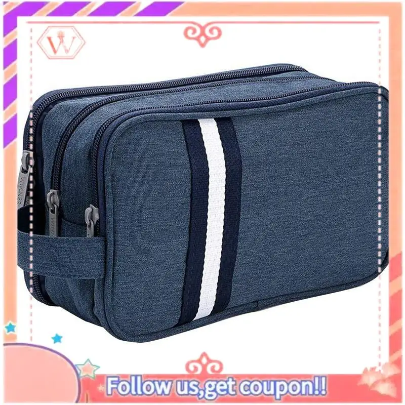 Travel Toiletry Wash Bag Dry & Wet Separation Gym Shaving Organiser Bag With 3 Compartments Highly Recommended