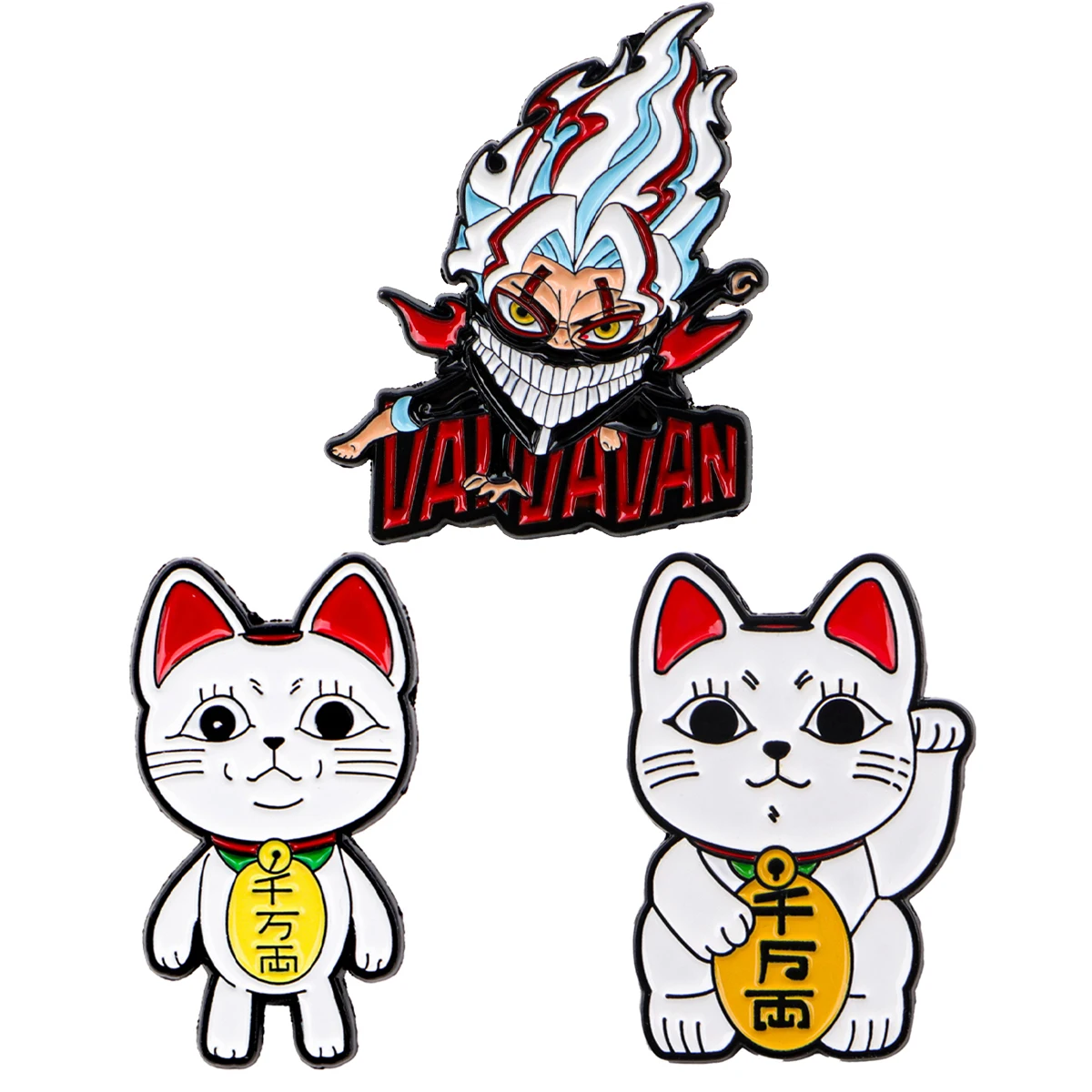 Japońskie Anime Emalia Twarda Przypinka Fajny Odznaka na Plecak Klapy Pins Manga Broszki do Kurtki Akcesoria Cosplay Prezent Zabawki