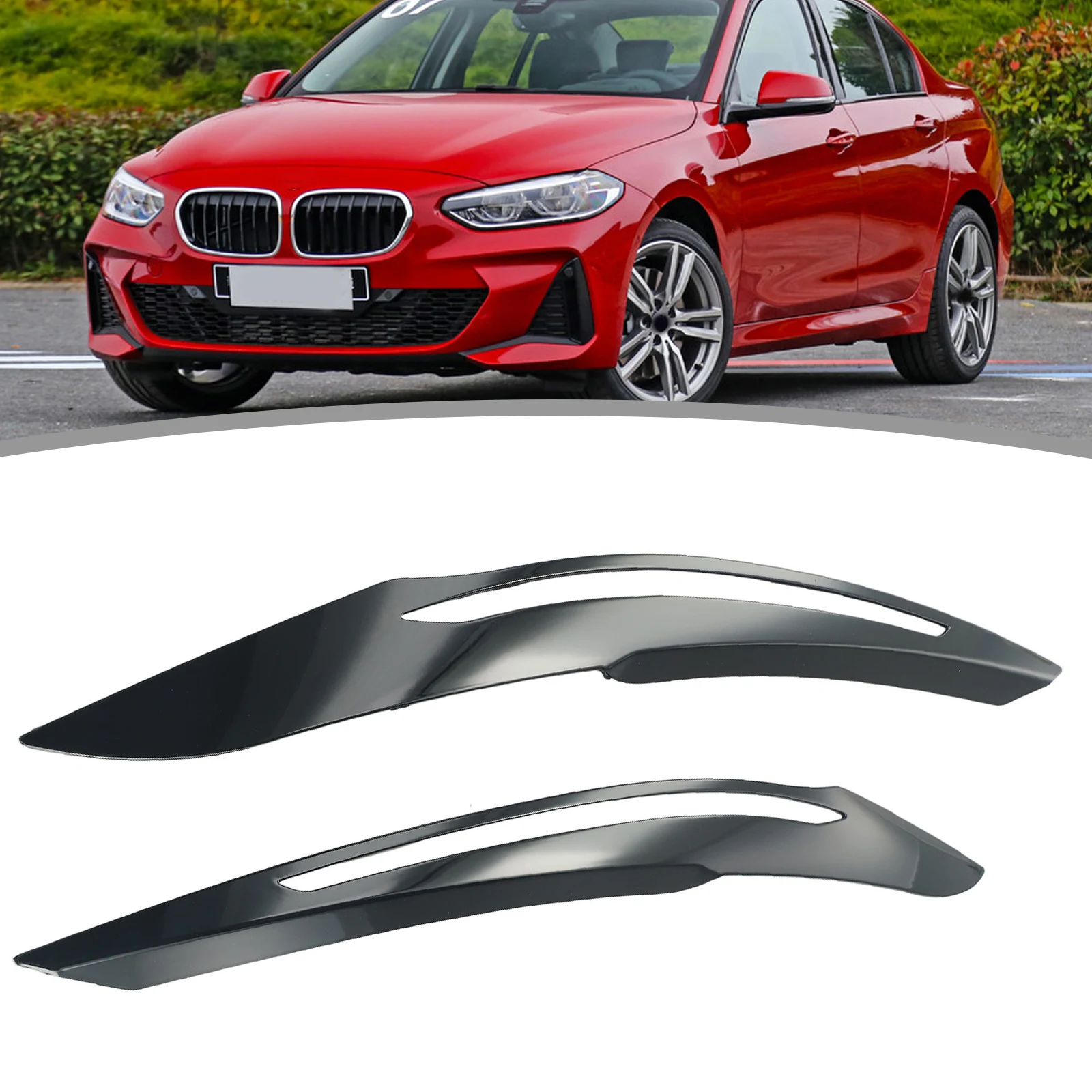 Headlight Eye Eye Lid Covers Auto Parts Dustproof 2 Pieces Waterproof For BMW 1Series F20/F21 M High Precision