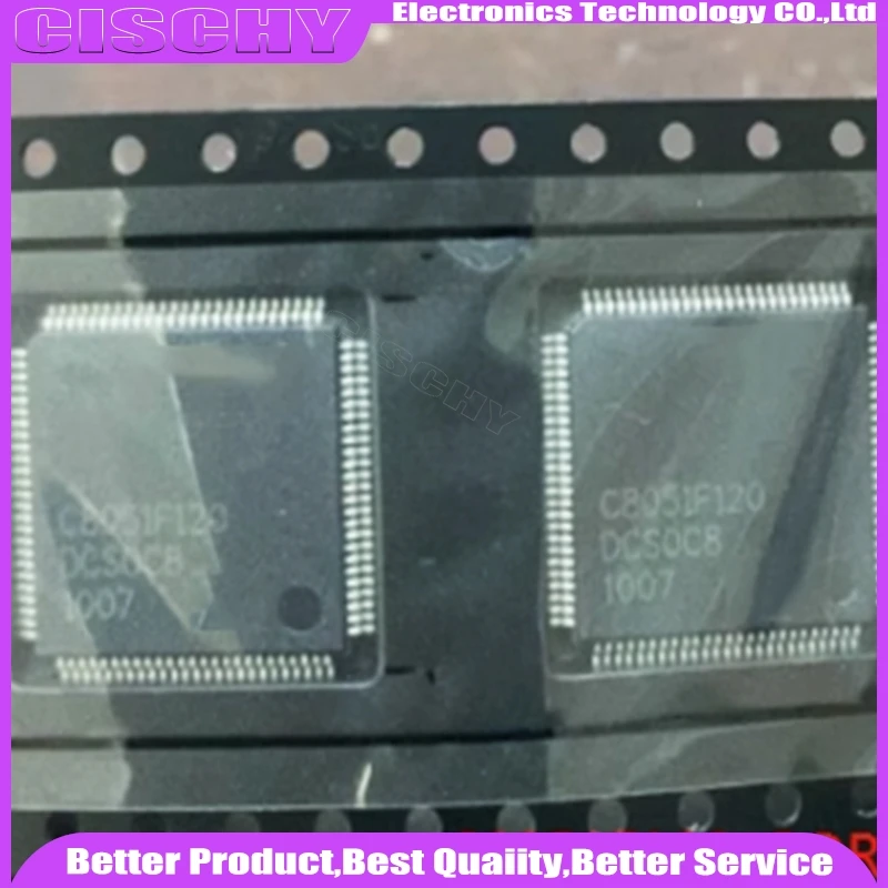 2pcs/lot C8051F120-GQR C8051F120 TQFP-100 In Stock