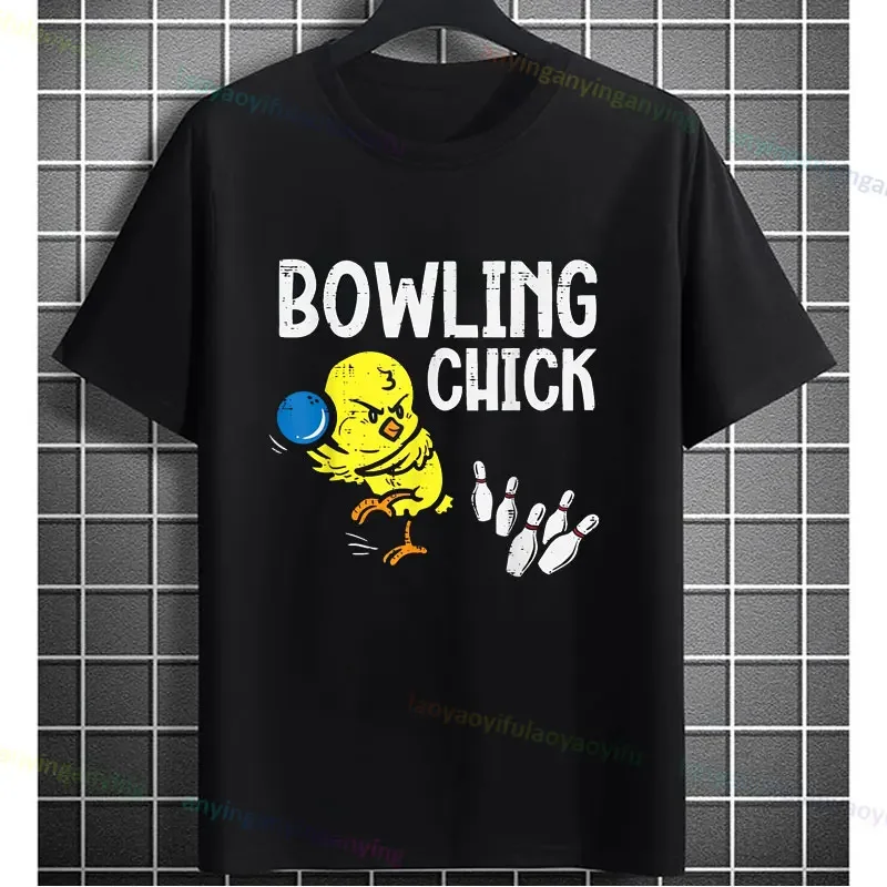 Why I Lose At Bowling Bowler Lover Gift T-shirt Slogan Graphic Design Tees Casual Short-sleev Pure Cotton Humor Style Tshirt