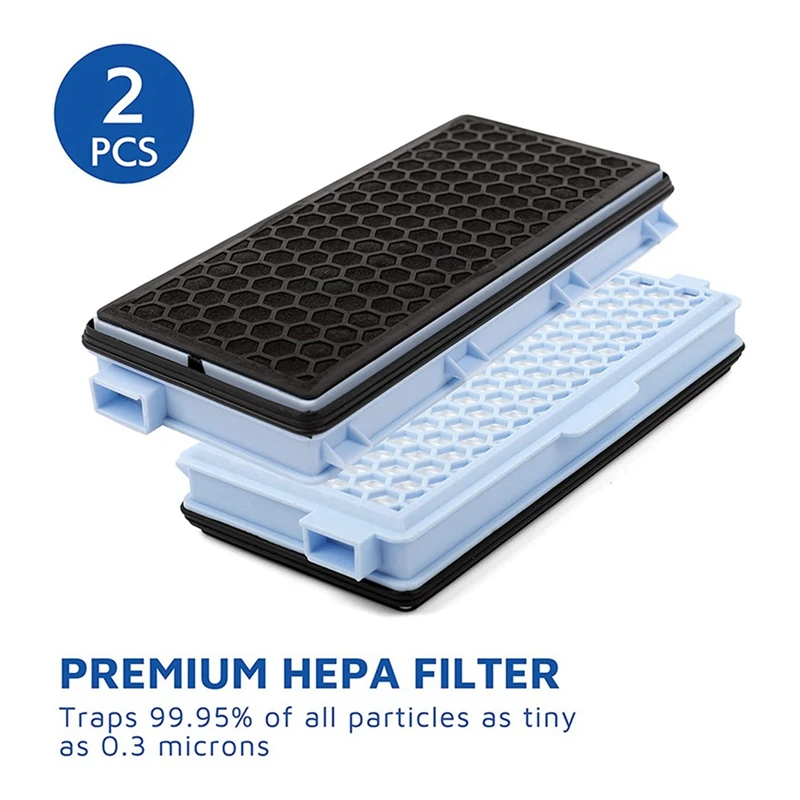 4 ชิ้นแผ่นกรอง HEPA สําหรับ Miele S4/S5/S6/S8/S8000/S8999/S6000/S4000/S4999/Complete C2/ขนาดกะทัดรัด C1/SF-HA 50 เครื่องดูดฝุ่น