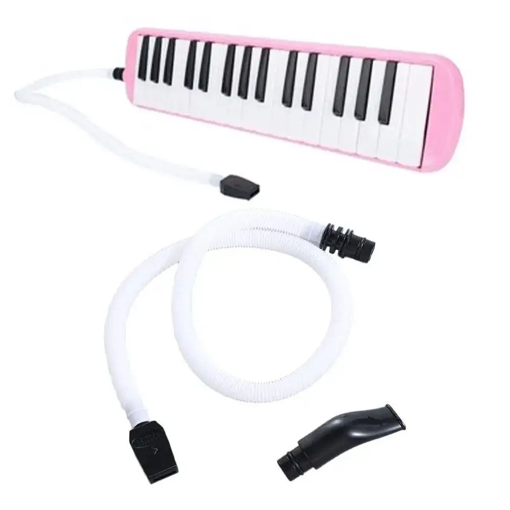 3Sets Organ Melodica Flexible Tube 32/37 Keys Currency ABS Plastic Pianica Mouthpiece Replaceable Stretchable