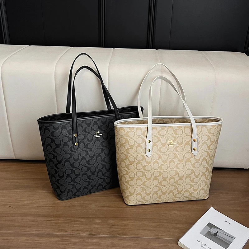 

Famous fashion luxury chain shoulder bag, stylish texture design leather large capacity shopping bag, casual zipper handbag