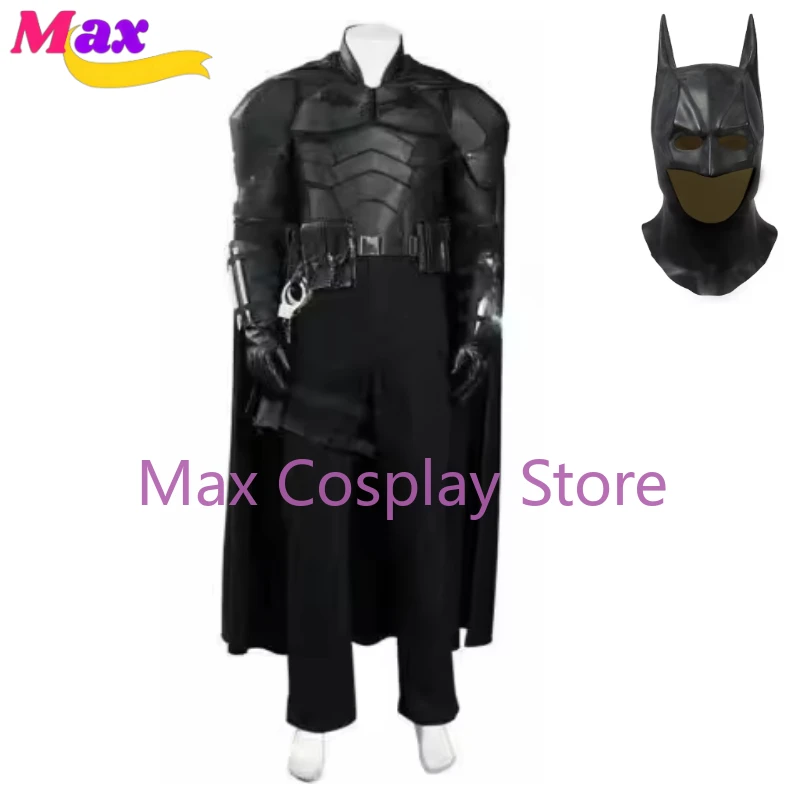 

Макс Брюс Косплей Уэйн Костюм Супергероя Брюки Плащ Одежда Мужской Хэллоуин Вечеринка Ролевая Одежда Для Мужчин Взрослых Мода Новый