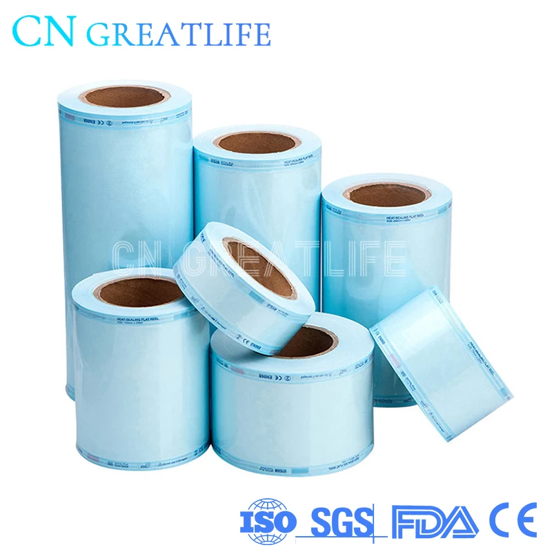 

6 Sizes Disposable Tattoo Dental Disinfection Roll Sealing Machine Sterilization Pouches Bags Sterilization Bag Sealed Bags