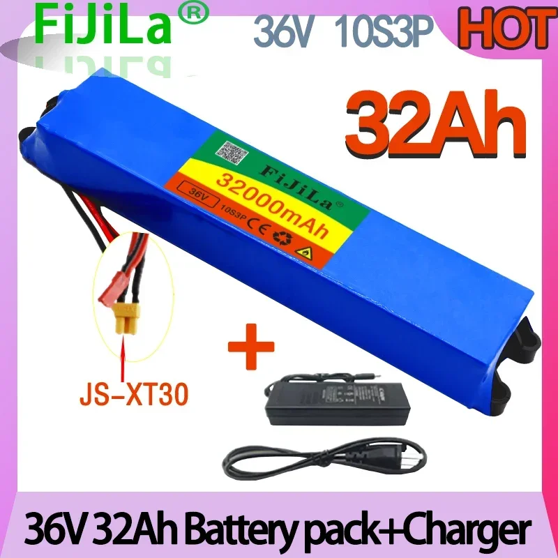 

10S3P 36V 32Ah 10S3P wiederaufladbare lithium-akku mit BMS, geeignet für geändert roller elektrische fahrzeug batterie XT30-JS