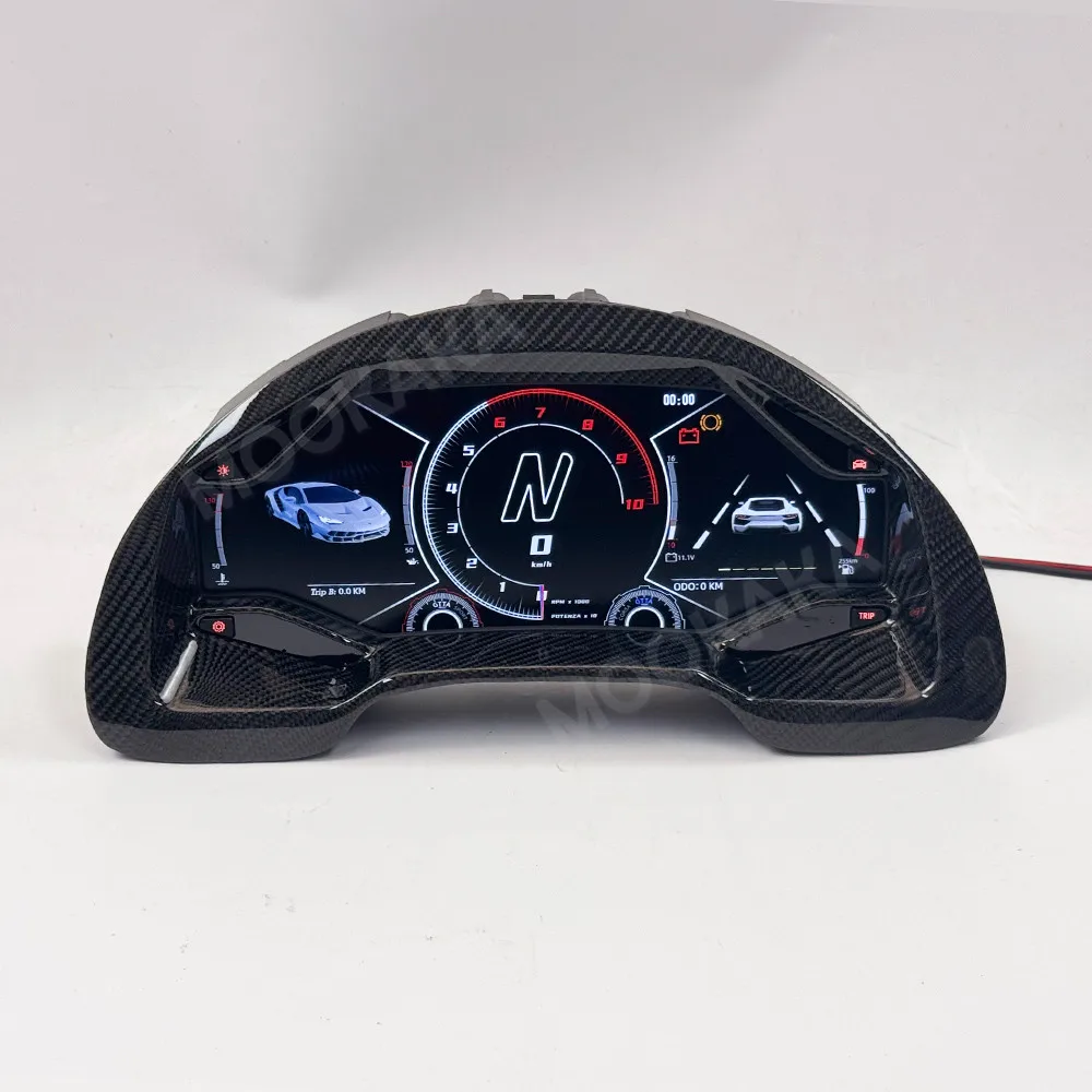 For Lamborghini Gallardo 2003-2013 Car LCD Dashboard Digital Cluster Virtual Cockpit Instrument Speedometer Multifunctional