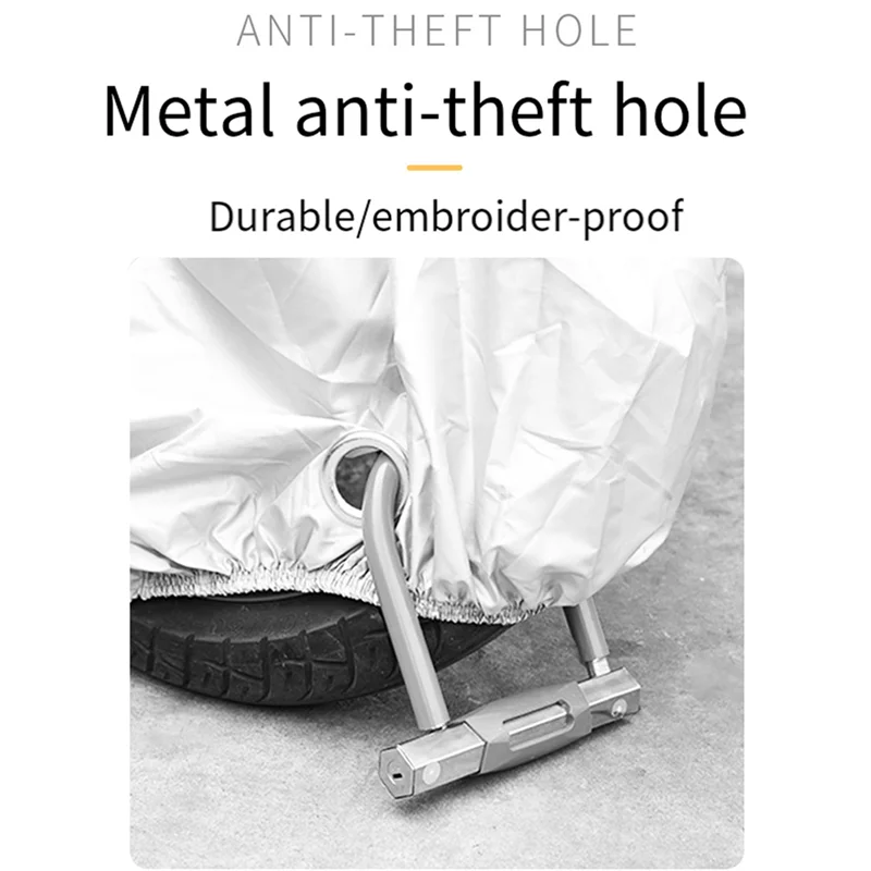 

A22F-черная и серебристая мотоциклетная одежда, дождевик для электромобиля, чехол для велосипеда для защиты от солнца и защиты от пыли