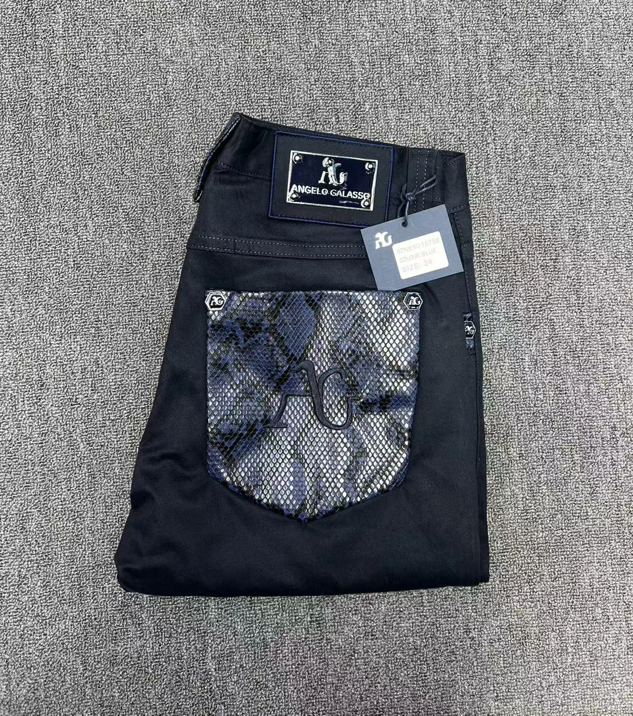 

OECHSLI Jeans Men 2026 Spring Summer new fashion casual Embroidery comfortable elasticity Sports Big size 34-42 Pants