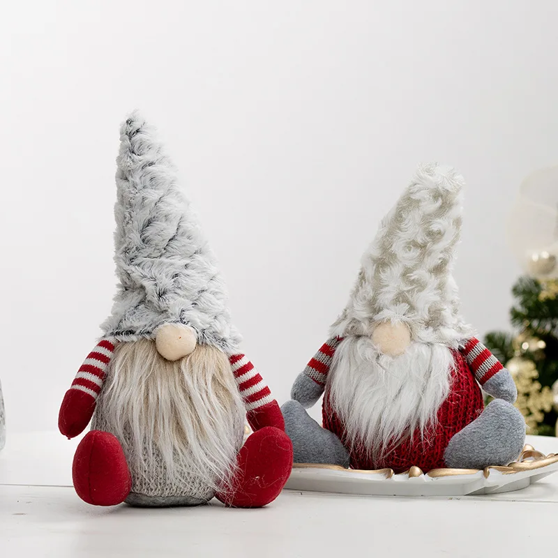 

Ornaments Christmas Decorations Rudolph Doll Figurines Window Decorations Faceless Gnome Props New year's eve decorations