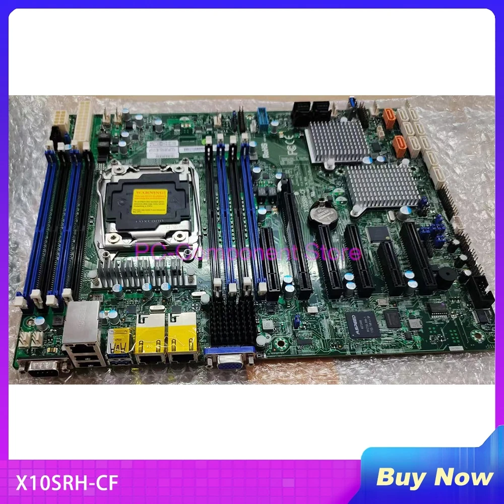 

X10SRH-CF For Supermicro Server Motherboard E5-1600/2600 V3/V4 Family Processor ECC i350-AM2 Dual Port GbE LAN LGA2011 DDR4