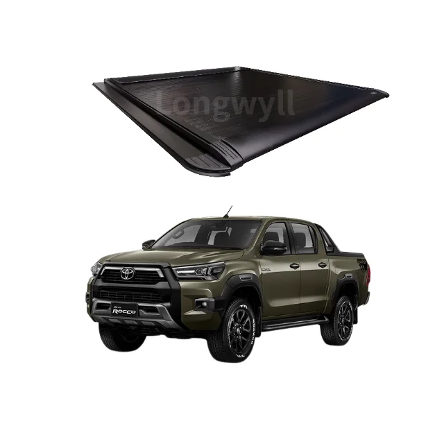 

Roll N Lock Aluminum Rolling Cover for Toyota Hilux Revo Rocco Waterproof Anti-Rust Roller Topper