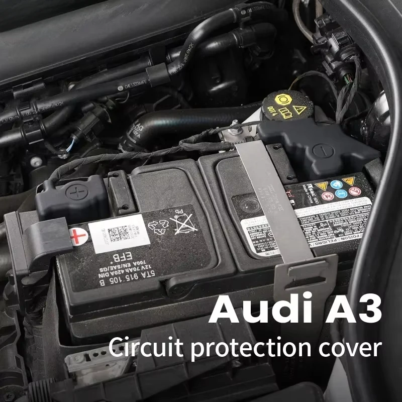 

Для Audi A3 8Y 2022 2021 2020 Sportback лимузин седан защитный чехол для аккумулятора двигателя ABS водонепроницаемый пылезащитный авто интерьер