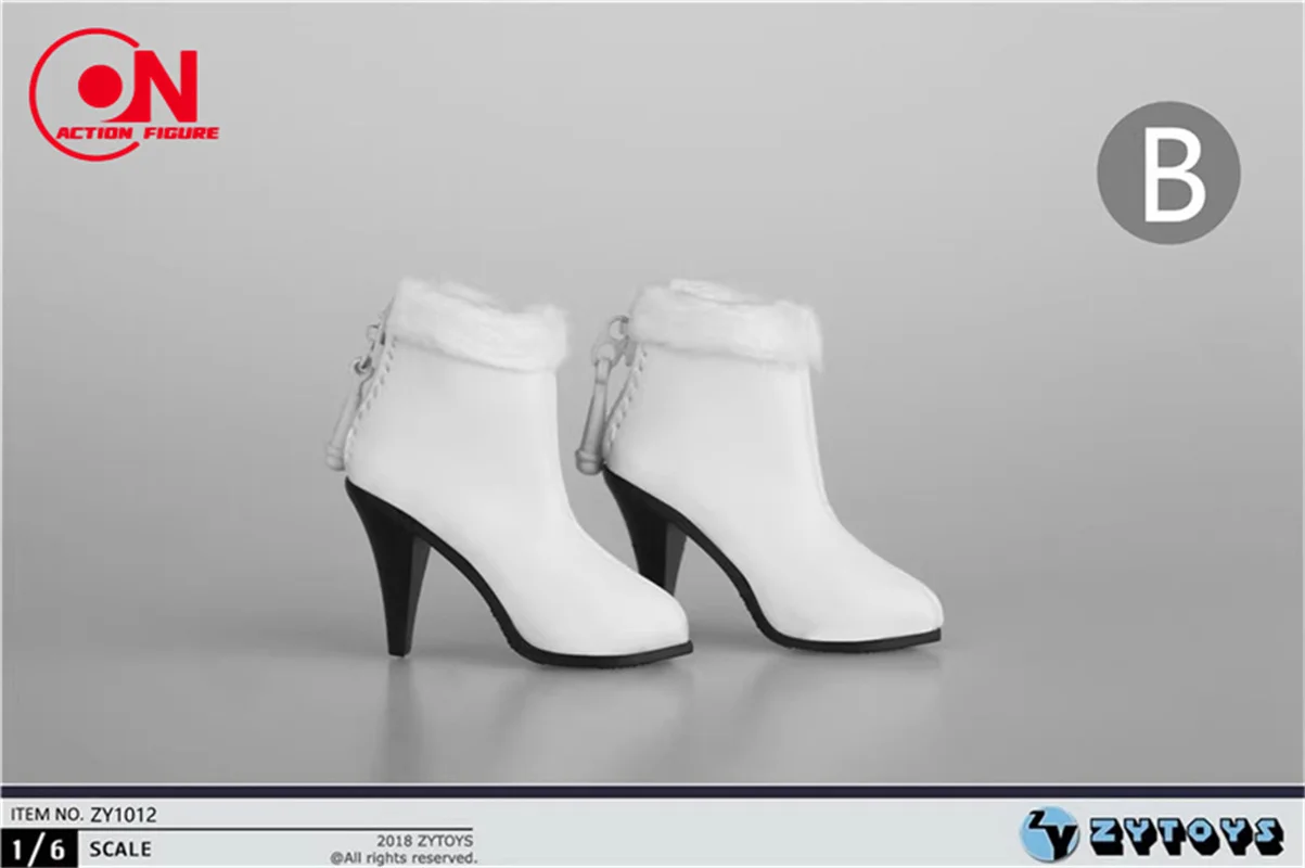 ZYTOYS ZY1012 1/6 スケール女性兵士モデルアクセサリー女性の中空ブーツ高靴モデル 12 インチアクションフィギュア