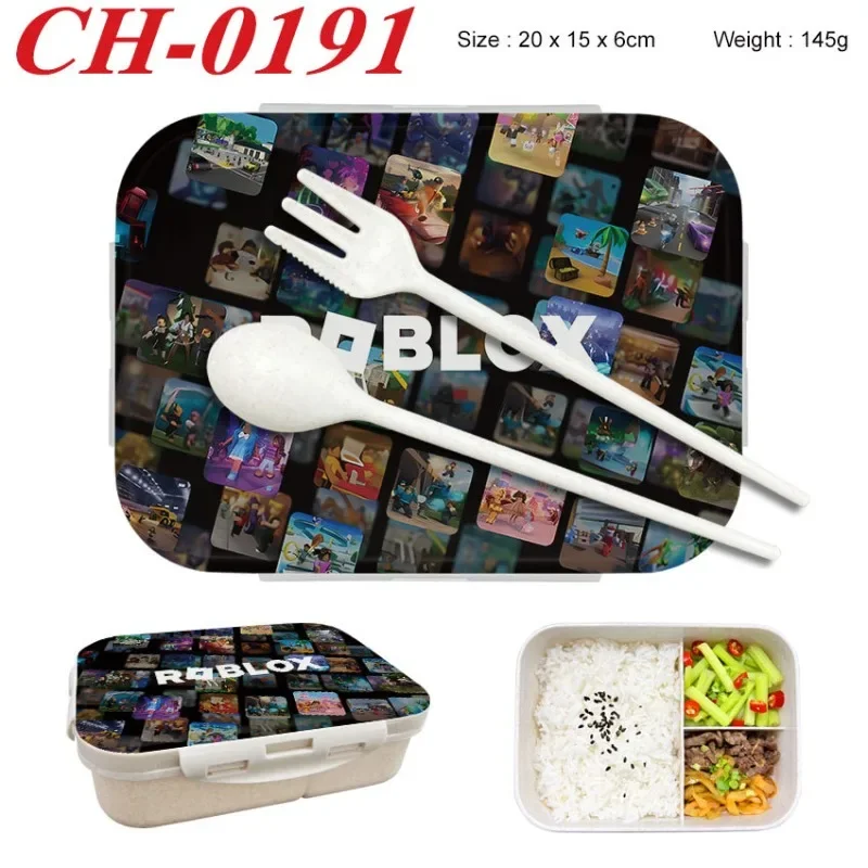 Robloxs Bento Lunch Box Game Figure Printed Lunch Box s  Food Storage Containers Birthday Gifts