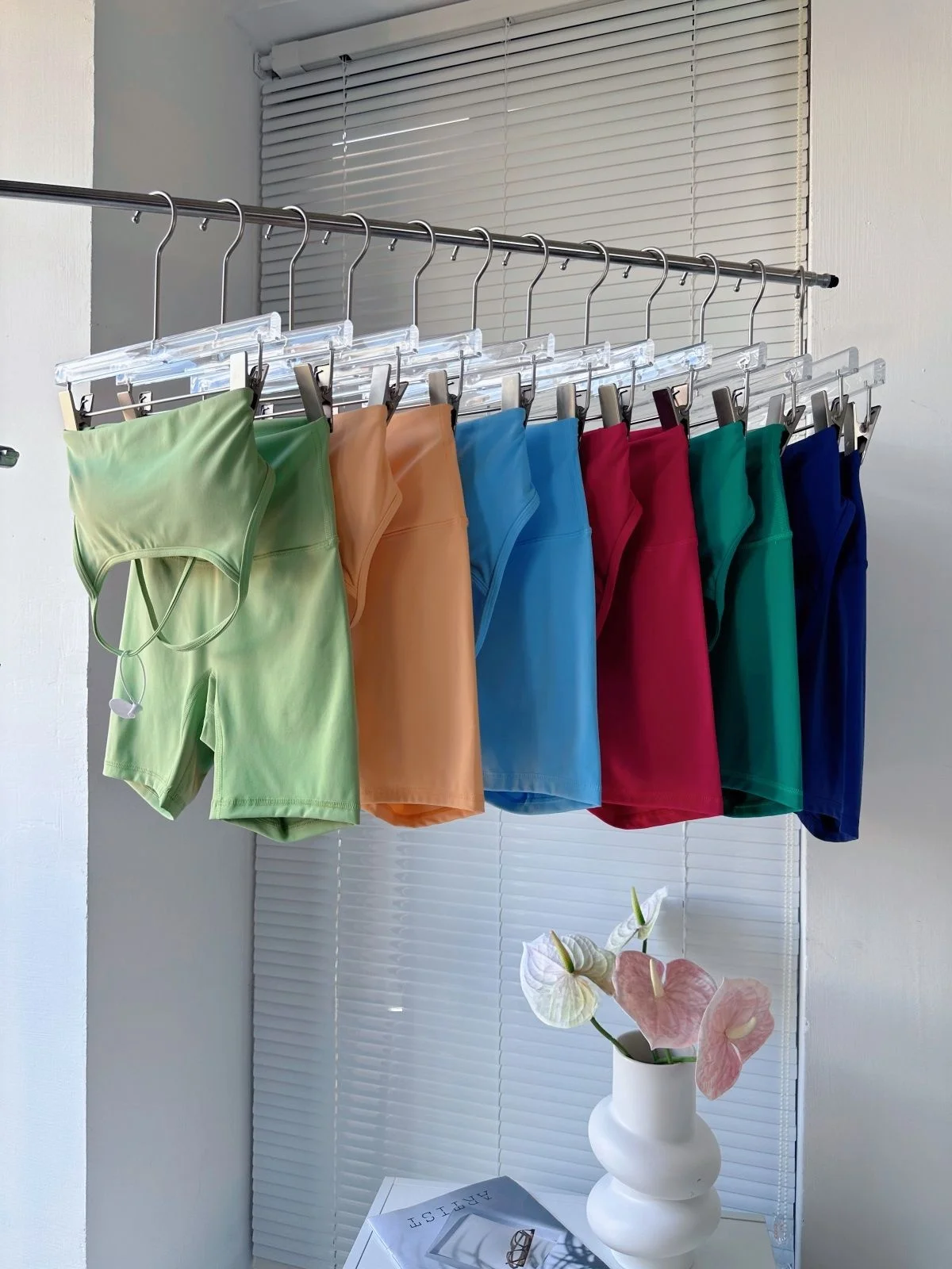 

Dopne Sports Bra Yoga Vest Women's Fitn Sports Bra Thin Strap Breathable Sports Underwear Nylon Spandex Blend