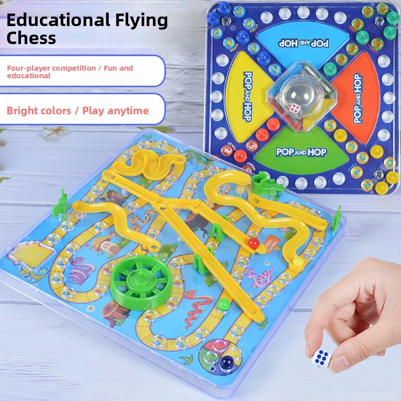 

Трансграничная настольная игра «Змеи и лестницы» для детей. Интерактивная настольная игра для отдыха. Игра для родителей и детей. Flng Ch.