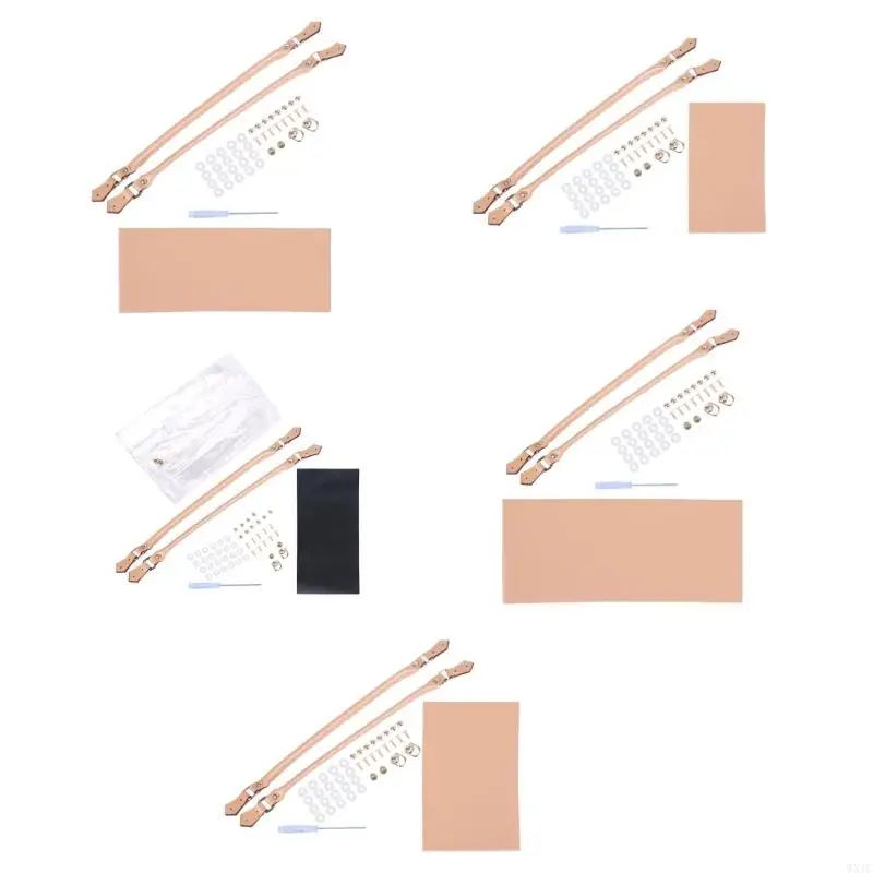 

WXTC Clear PVC DIY Tote Bag Handbag Making Handmade Gift Bags Craft Accessories Tool Set Birthday Holiday