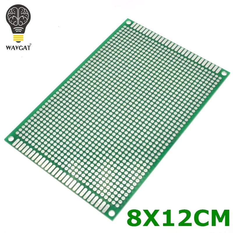 WAVGAT 8X12 cm dwustronnie miedziana prototypowa płytka drukowana 8*12 cm tablica uniwersalna do Arduino — zdjęcie 2