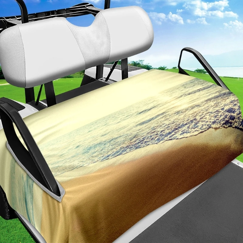 Polyester Golf Cart Cover With Heat Resistance And Easy Installation Machine Washable Cushion Cover 4XBB