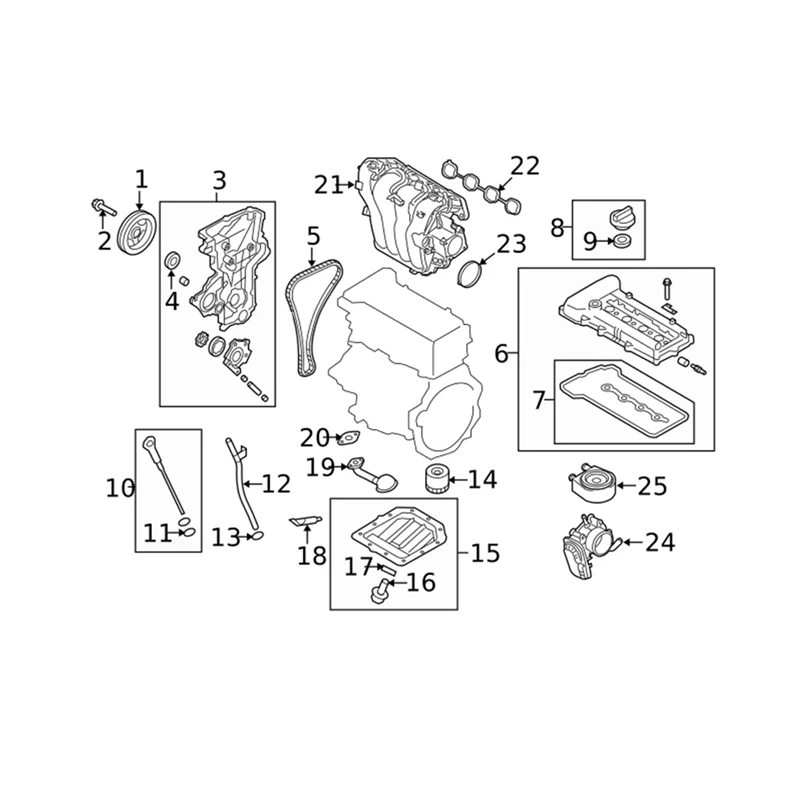 Throttle Assembly 35100-25410 For Hyundai Sonata Santa Fe Kia Optima Sportage Sorento Throttle Body Valve 3510025410