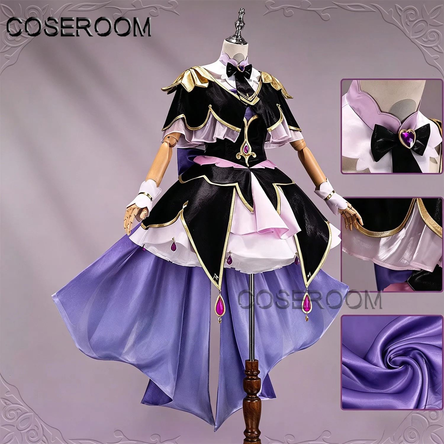 

Anime Pretty Cure Star Detective Precure Moria Ruruka Cosplay Costume Outfit Dress Carnival Halloween Comic Role Play Uniform