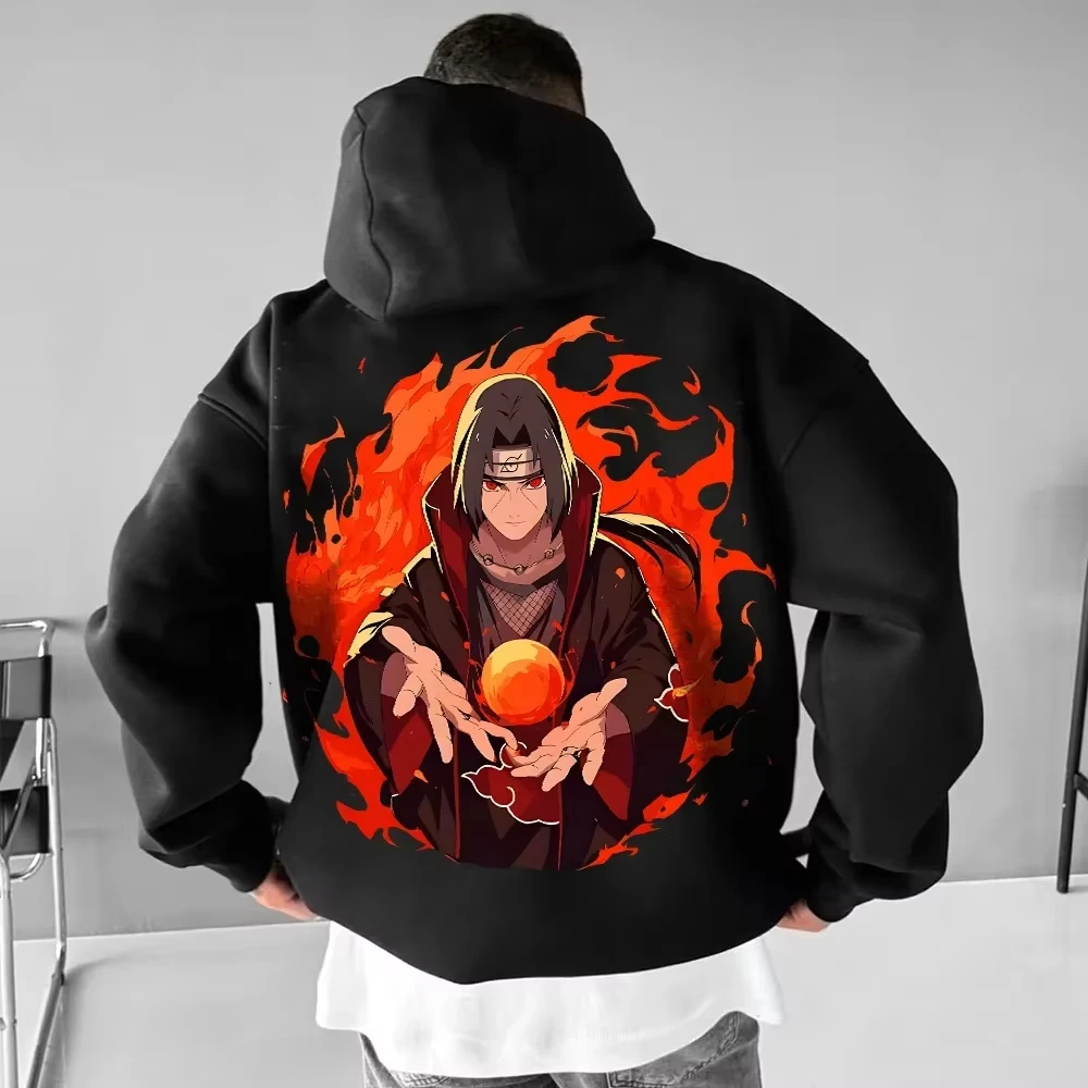 

Anime Naruto Jiraiya Oversized Men's Hoodie 2025 Autumn Winter Casual Women's Long Sleeve Sweatshirt Pullover Tops Y2k Clothes