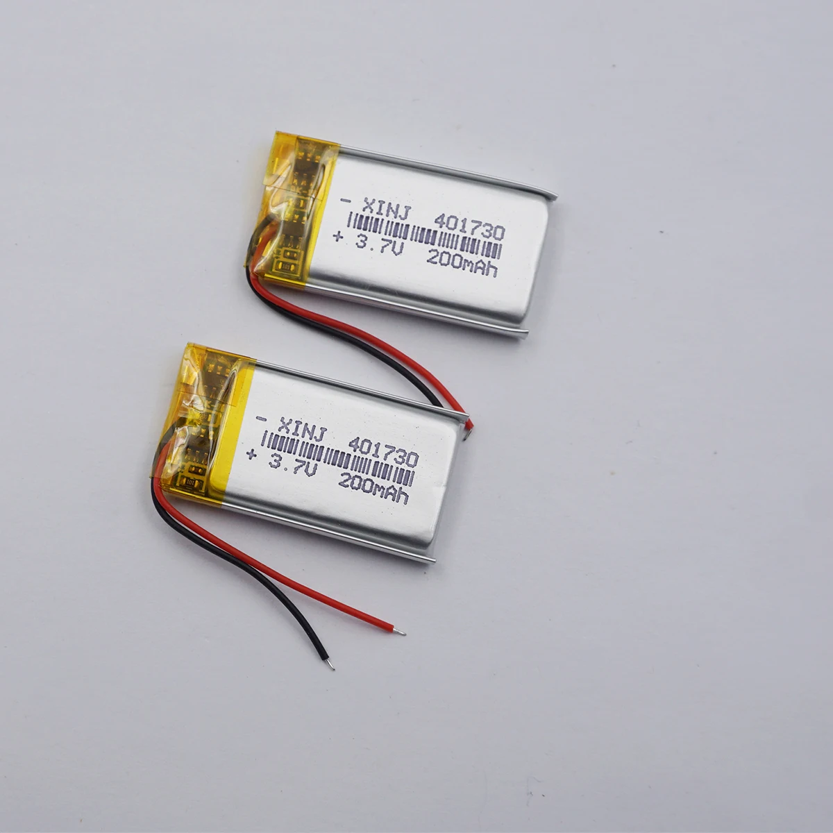 2 sztuk 3.7V 200 mAh akumulator litowo polimerowy 401730 Lipo dla głośników słuchawki GPS Sat Nav rejestrator jazdy Bluetooth Mp3