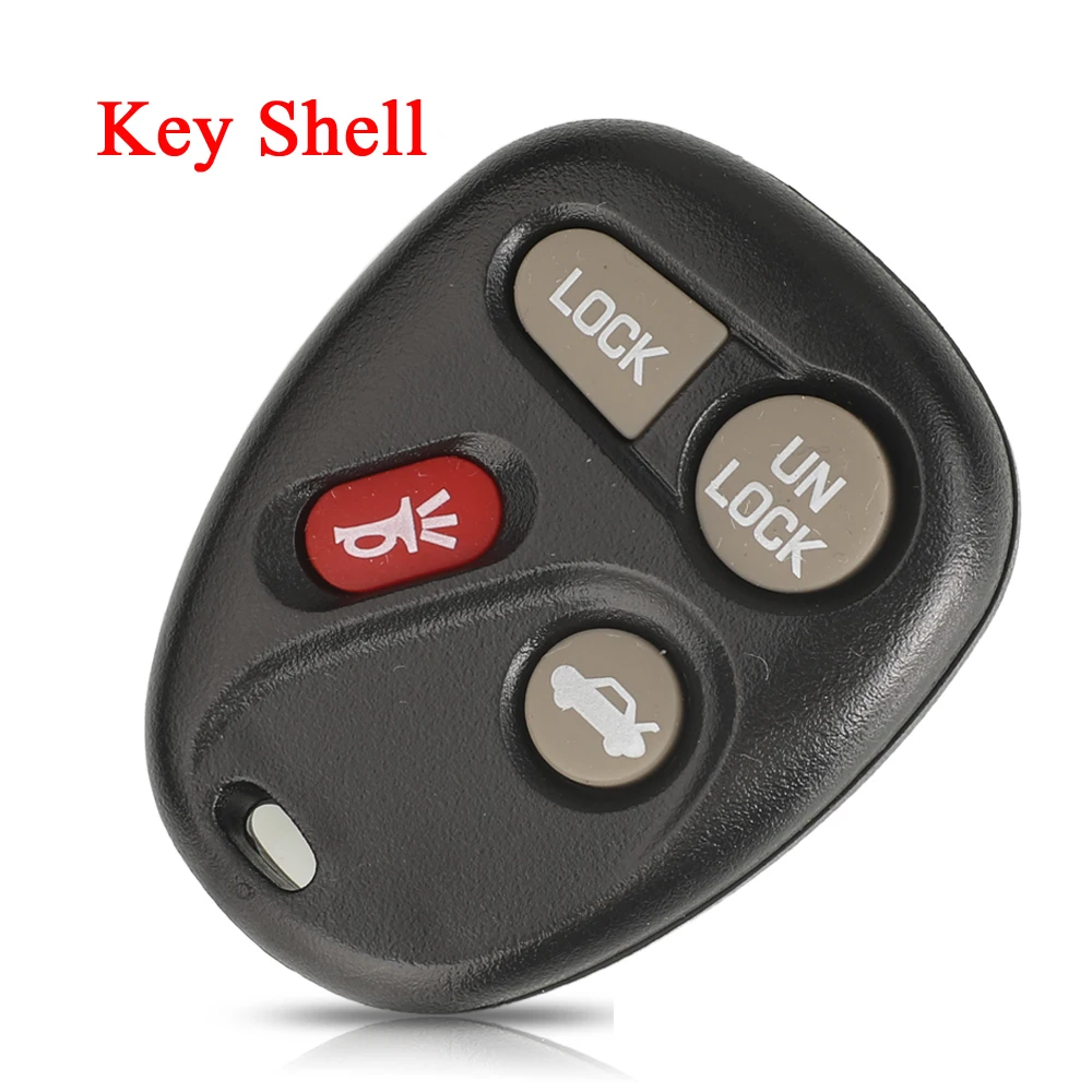 jingyuqin 4 Buttons Remote Car Key Shell Fob For Chevrolet Malibu Express Lumina GMC Sierra Sonoma Cadillac Pontiac Firebird