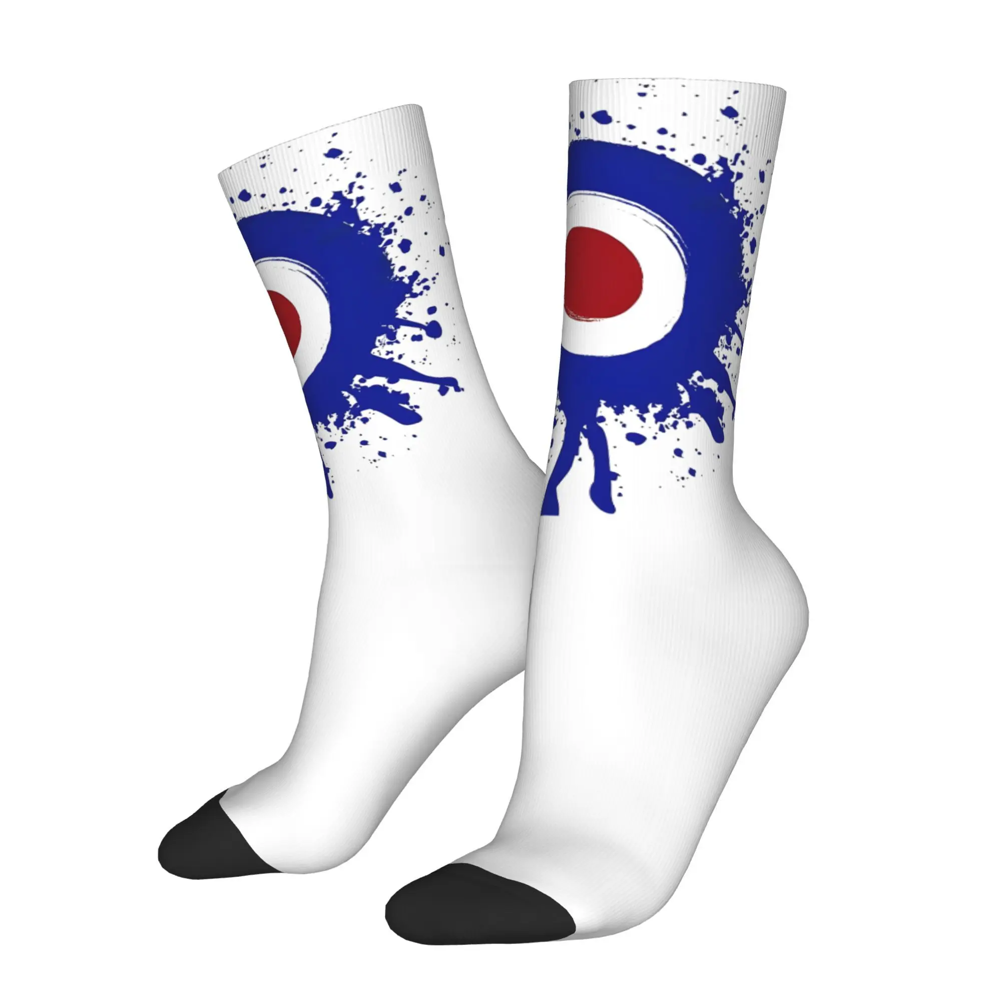 

Target Aiming Archery Men Cycling Socks All Season Breathable Athletic Crew Socks for Spring Summer Fall Winter